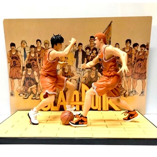 SLAM DUNK Shohoku Team Kaede Rukawa &amp; Sakuragi Hanamichi action figure model 32cm