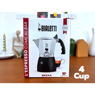 Bialetti Moka Pot Brikka 4 cups หม้อต้มกาแฟ บริกก้า ขนาด 4 ถ้วย เบียเล็ตติ้ (0045) โมกาพอต โมกาพอท