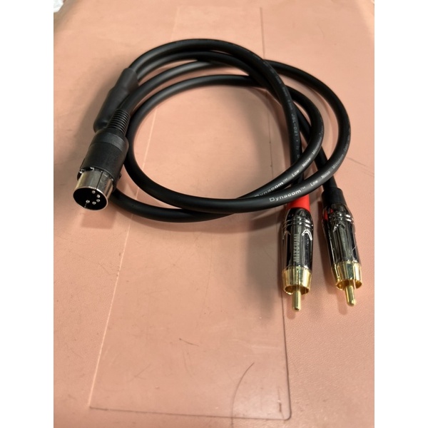 สายmidi type-B ออกจากเครื่อง-rcaL/RทำจากสายชีลสเตอริโอDynacom