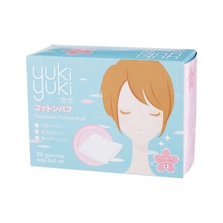 YUKI YUKI Cosemetics Cotton Puff สำลี 80pcs