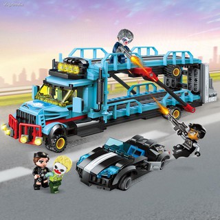 ☫❖Enlightenment 1930 Anti-riot Armored Vehicle Compatible with Lego Police Assembly Building Blocks Male 7-12 Years Old