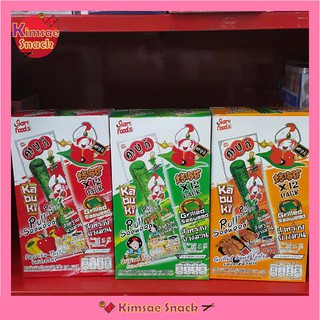 Kabuki Roll Seaweed สาหร่ายย่างม้วน คาบูกิ ขนาด 36 กรัม บรรจุ 12 ชิ้น