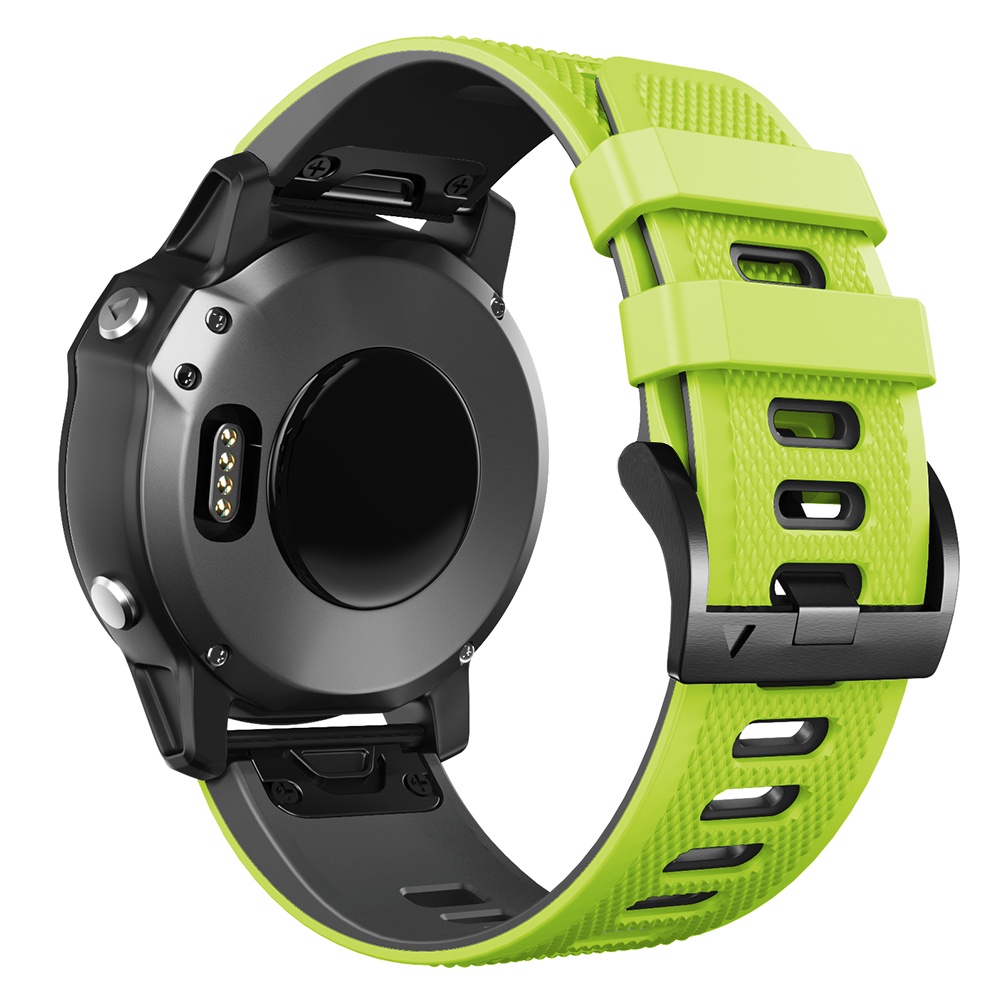 Garmin Instinct สายนาฬิกาข้อมือซิลิโคน ประดับเพชร ปลดเร็ว สองสี 22 มม. 26 มม. สําหรับ S62 S60 S70 2 2 ชิ้น