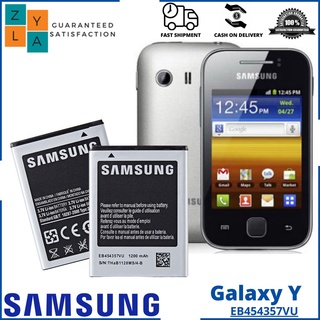 SAMSUNG Orginal EB454357VU แบตเตอรี่ 1200mAh สำหรับ Samsung Galaxy Y S5360 Y Pro