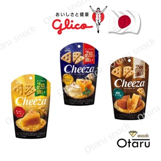 GLICO Cheeza ( แครกเกอร์อบกรอบชีส และ ชีสรมควัน  ) 40กรัม | EXP - 2024.02