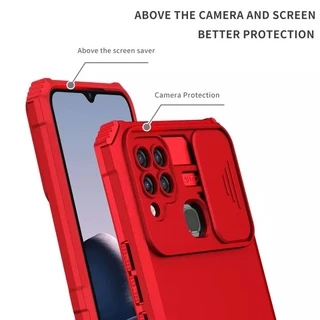 Case For Samsung galaxy A50S A50 A30S A51 A31 A02 เคสสไลด์ปิดกล้อง กันกระแทก มีขาตั้งในตัวตั้งได้ กันรอยกล้องTPU+PC