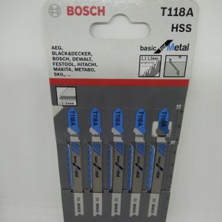 ใบเลื้อยจิ๊กซอ BOSCH (T118A) 1แผง