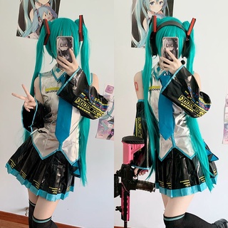 ชุดคอสเพลย์การ์ตูน Hatsune Miku น่ารัก สําหรับเด็กผู้หญิง