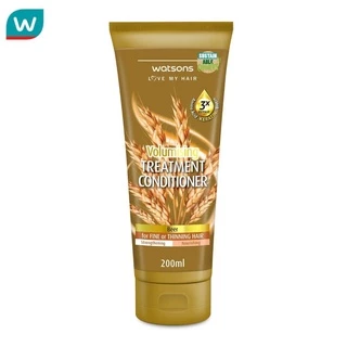 Watsons วัตสัน ทรีทเมนท์ คอนดิชันเนอร์ เบียร์ ฟอร์ ฟายน์ ออร์ ทินนิ่ง แฮร์ 200มล.