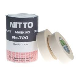 เทปนิตโต้ 720 (1ม้วน) NITTOเทปไม่ขาดง่าย ขูดแล้วตัวเลขอ่านชัด