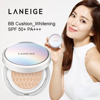 Laneige BB Cushion SPF50+ PA+++ No.21 Natural Beige ผลิตภัณฑ์รองพื้นเนื้อบางเบาปกปิดพร้อมการบำรุงผิวหน้า