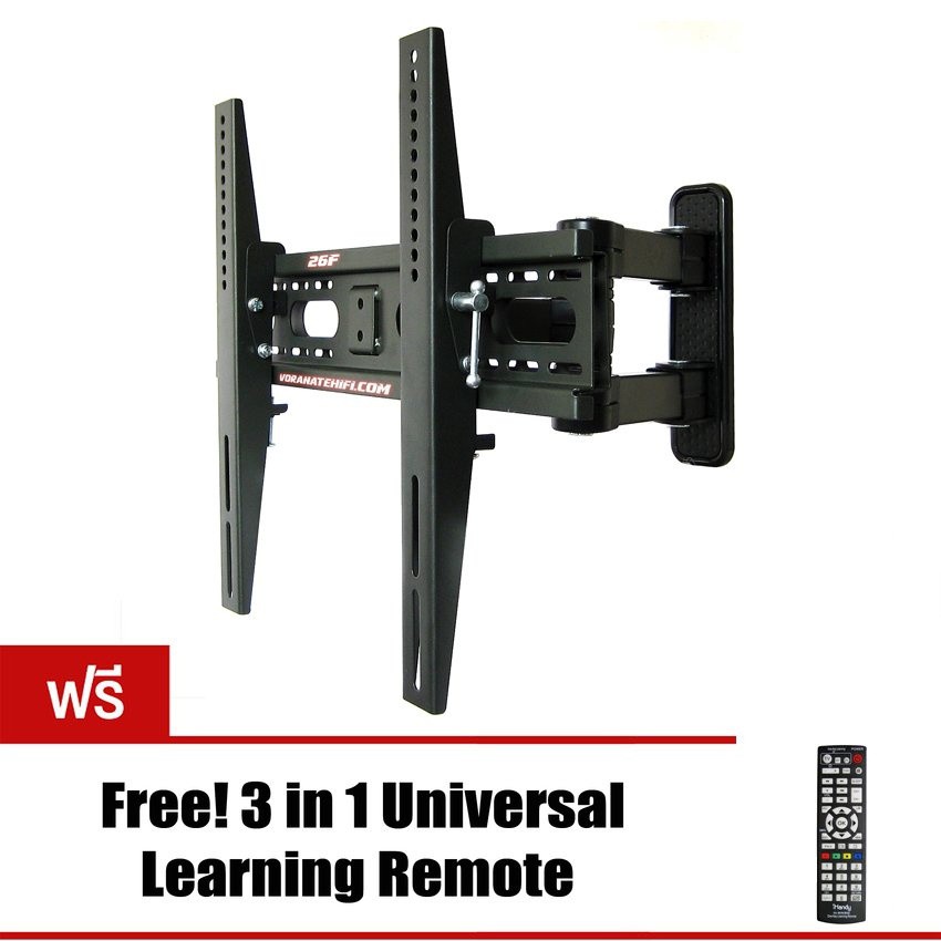 VRN-HD ขาแขวนทีวี LCD LED TV 26 - 48 นิ้ว รุ่น M-26F - SingleStrong ARM ฟรี 3 in1 Universal Learning