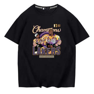 TSHIRTฝ้ายLakers OK team ONeal Kobe เสื้อยืดแขนสั้น ทรงหลวม เหมาะกับฤดูร้อน สําหรับเด็กs-5xl