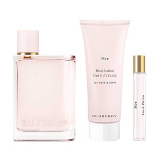 Burberry Her Eau de Parfum Gift Set 3Items (In Box)