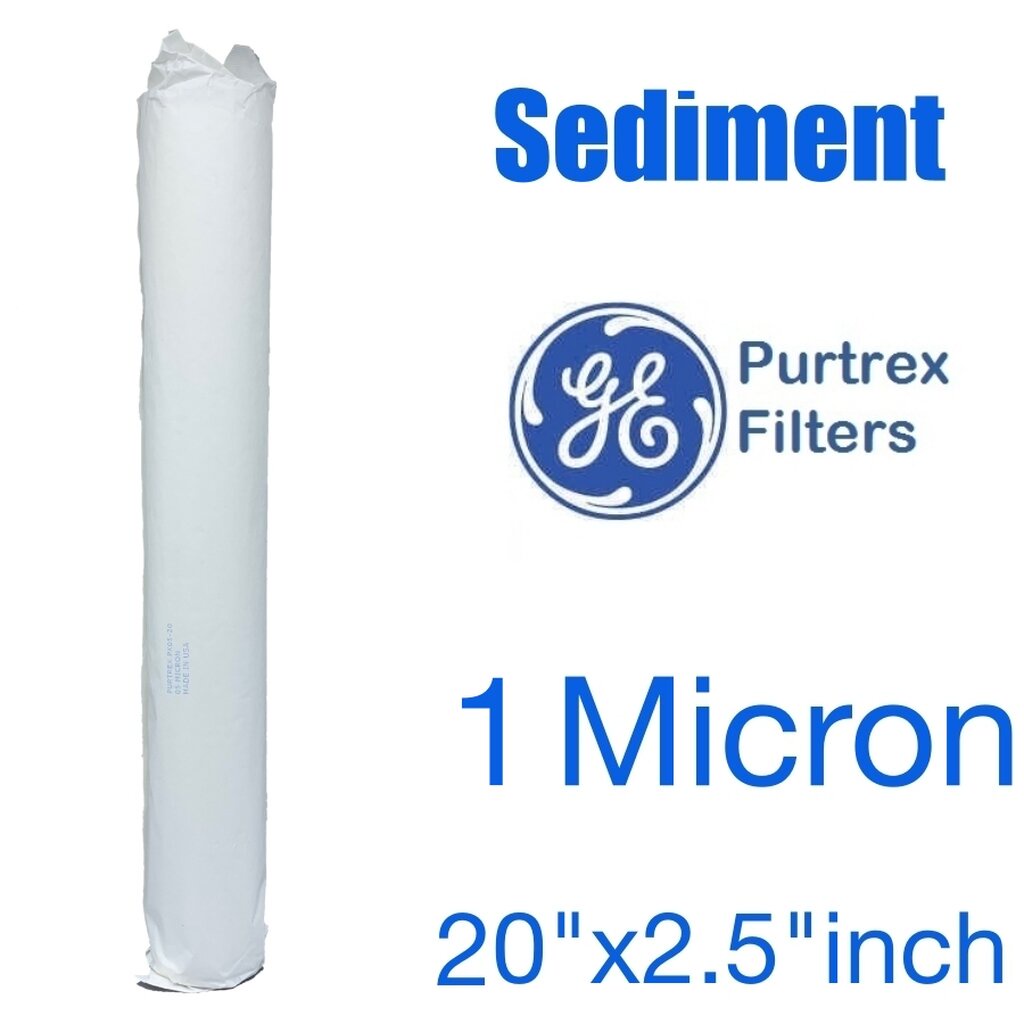 Sediment Depth Filter 2.5"x20" 1 Micron PURTREX PX01-20