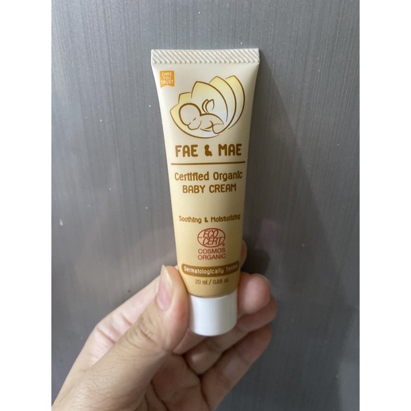 Fae&Mae Organic baby cream (เฟแอนด์เม fae and mae )ครีมทาผื่นสำหรับเด็ก