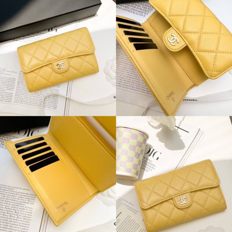 New​ Chanel​ TriFold​ wallet