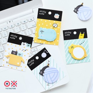 Sticky Note - Meow Poker Face - กระดาษโน้ต ชุดแมวหน้านิ่ง