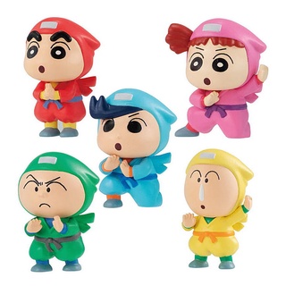 4549660753957 (set 5) Crayon Shin-chan Mononoke Ninja Chinpuden Shinnosuke Toru Nene Masao ได้ครบ 5แบบ-gashapon