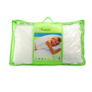 Pillow PILLOW PICASSO MICRO FIBER 19X29 Bolster pillow Bedroom bedding หมอนหนุน หมอนหนุน PICASSO MICRO FIBER 19X29 นิ้ว