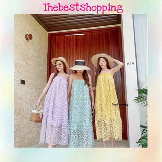 Thebest :: เดรสยาวลูกไม้ฉลุ ลุคเจ้าหญิง