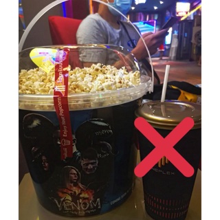 Popcorn Major Cineplex ป๊อบคอร์นเมเจอร์ถังใหญ่ ขนาด 355 oz (สุ่มลายถัง)