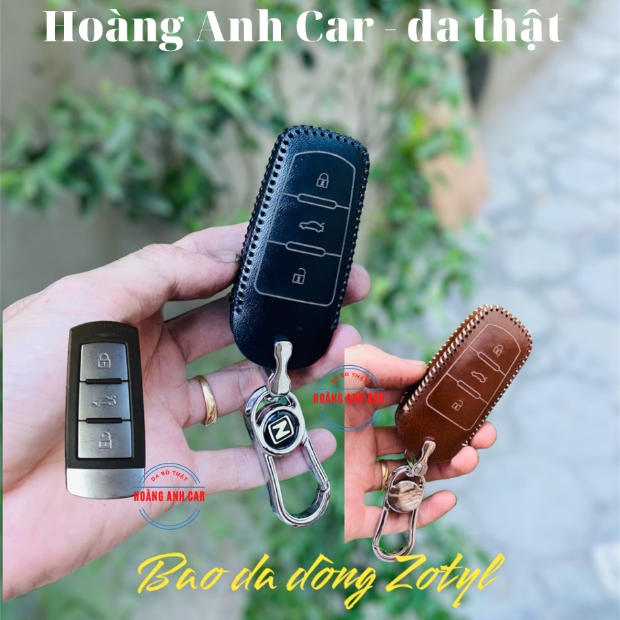เคสกุญแจรถยนต์สําหรับ Zotye Z8, T600, Z500, Z700, Domy X5 หนังแท้เย็บมือ
