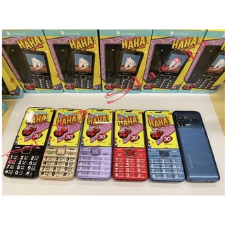 โทรศัพท์ มือถือปุ่มกด m-horse  3G 4G  รุ่น Ha Ha จอใหญ่ มีเคสแถมฟรี ประกันศูนย์ไทย 1ปี