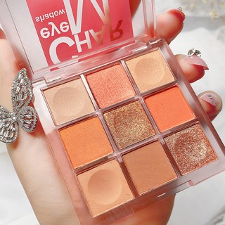 WODWOD Char Eyeshadow ming เครื่องสําอางอายแชโดว์ 9 สี