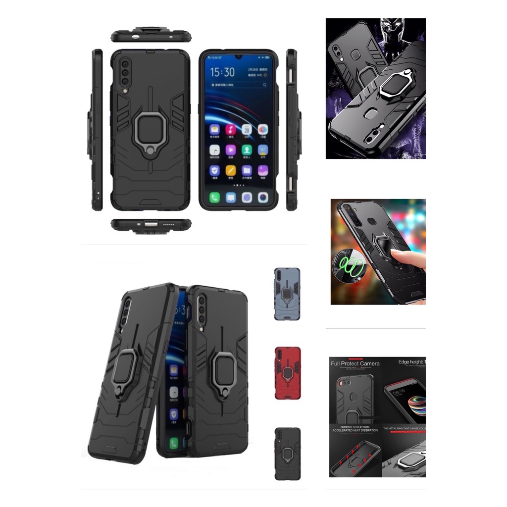 VIVO X80/VIVO X80 PRO Black Panther Armor Hard Case Stand Case