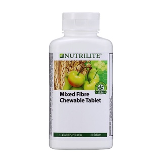 ชูเอเบิ้ล ไฟเบอร์ เบลนด์ นิวทริไลท์ เครื่องหมายการค้า - บรรจุ 60 เม็ด Nutrilite Mixed Fibre Chewable 60 Tablets