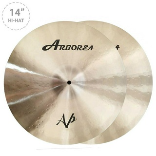 Arborea AP-14H ไฮแฮท ขนาด 14 นิ้ว แบบ Hihat Cymbals จาก ซีรีย์ AP ทำจากทองแดงผสม (Bronze Alloy 80/20)