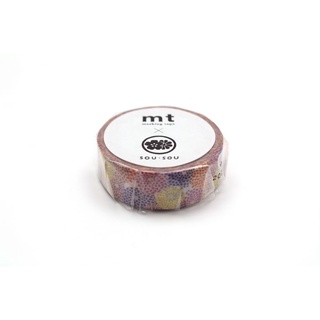 mt masking tape kiku zukushi (MTSOU09) / เทปตกแต่งวาชิ ลาย kiku zukushi แบรนด์ mt masking tape ประเทศญี่ปุ่น