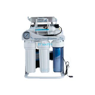 Fast Pure เครื่องกรองน้ำดื่มระบบ RO _7 ขั้นตอน _ขนาด _ 200 gpd _ รุ่น UV + น้ำแร่
