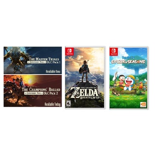 Zelda Breath of The Wild + Full DLC Packs + Doraemon Story of Seasons Nintendo ID