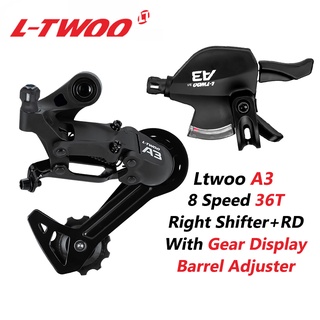 Ltwoo A3 8 Speed Rear Derailleur + อะไหล่เกียร์ทริกเกอร์สําหรับจักรยานเสือภูเขา Mtb