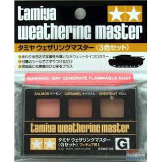 TAMIYA WEATHERING MASTER SET G [สินค้า่ชิ้นนี้เสียหายจาการขนส่งทางร้านไม่ขอรับผิดชอบทุกกรณี]