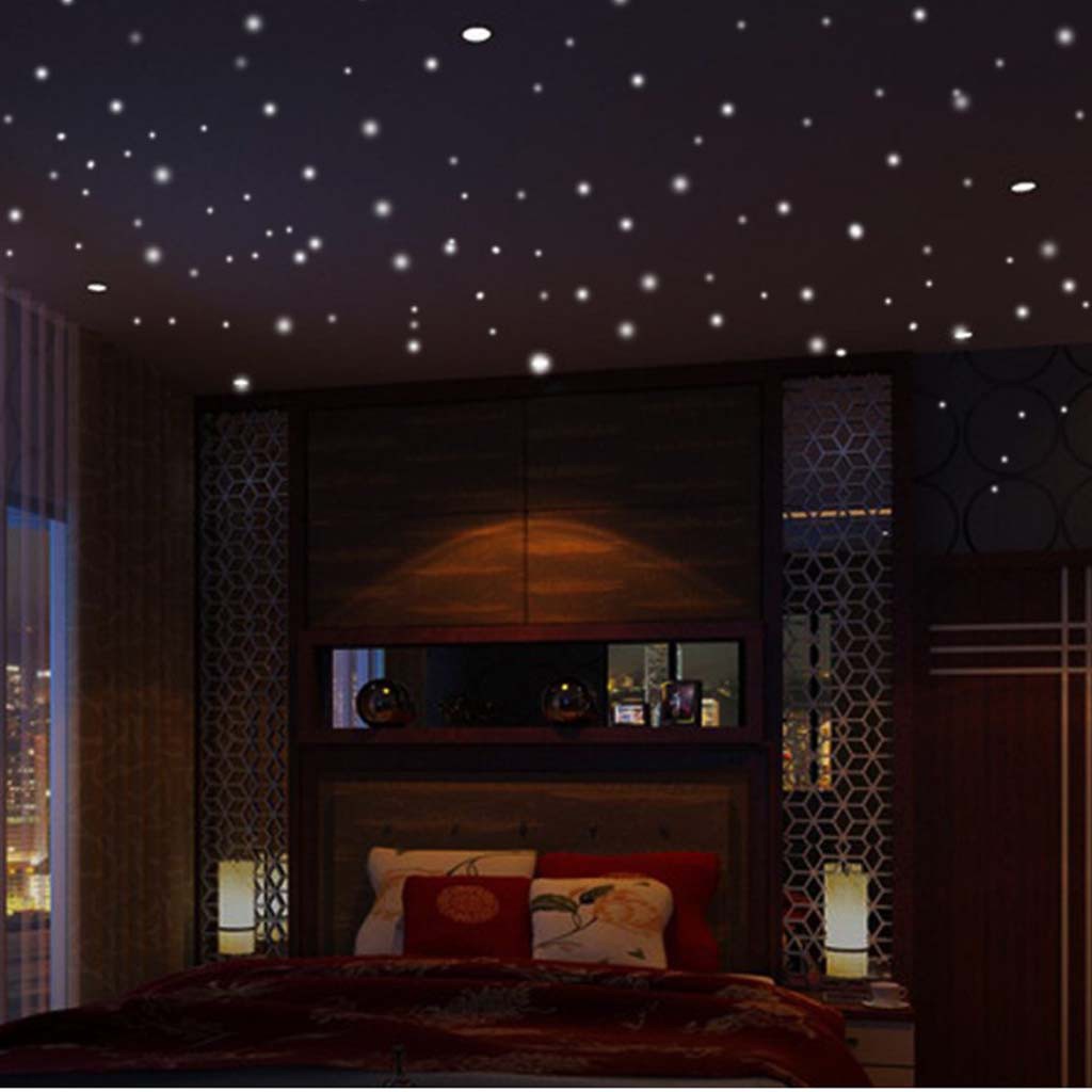 Wall Decals Stickers Glow In The Dark Stars And Moon Wall