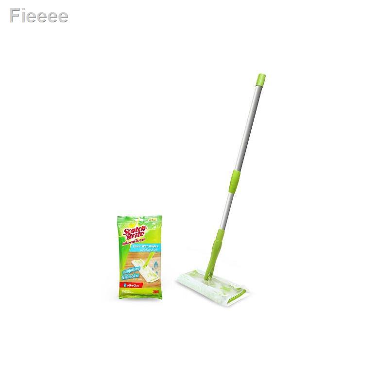 ร้านของเราเปิดตลอด 24 ชั่วโมง✜สก๊อตช์-ไบรต์® ผ้าถูพื้นชนิดเปียก Scotch-Brite® Floor Wet Wipes