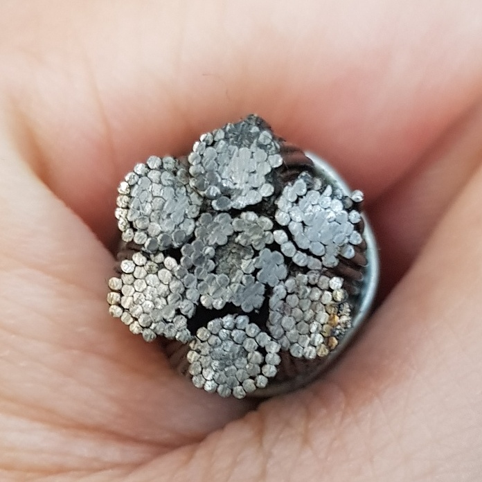 14MM 6x37 IWRC SLING FULL STEEL WIRE ROPE / WIRE ROPE UNGVANIS