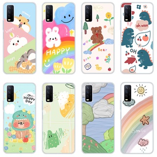 เคส vivo y12i/y11 y12s/y20s/y20/y21i y11 2019 y12 ซิลิโคนใส เคสนิ่ม