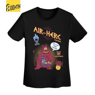 เสื้อยืดคอกลม ผ้าฝ้าย พิมพ์ลายดิสนีย์ Air Herc Hercules DF12HJ40212