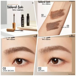 Odbo Natural Look Brow Mascara #OD798 มาสคาร่า ปัดคิ้ว