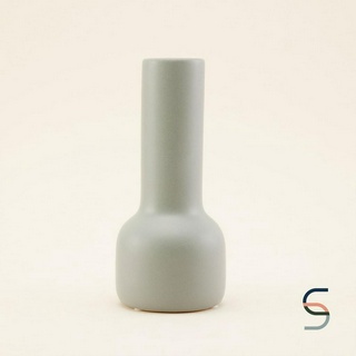 SARABARN Porcelain Vase | แจกัน แจกันมินิมอล แจกันพอร์ซเลน สีเทา