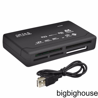 [Biho] Card Reader USB 2 0 SD Card Reader Adapter TF CF SD Mini SD SDHC MMC MS XD Reading Device