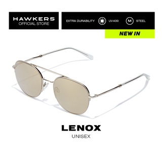 HAWKERS แว่นตากันแดด Lenox สีเงิน สีทองอ่อน ป้องกัน Uv400 สําหรับผู้ชาย และผู้หญิง Hlen21Sym0