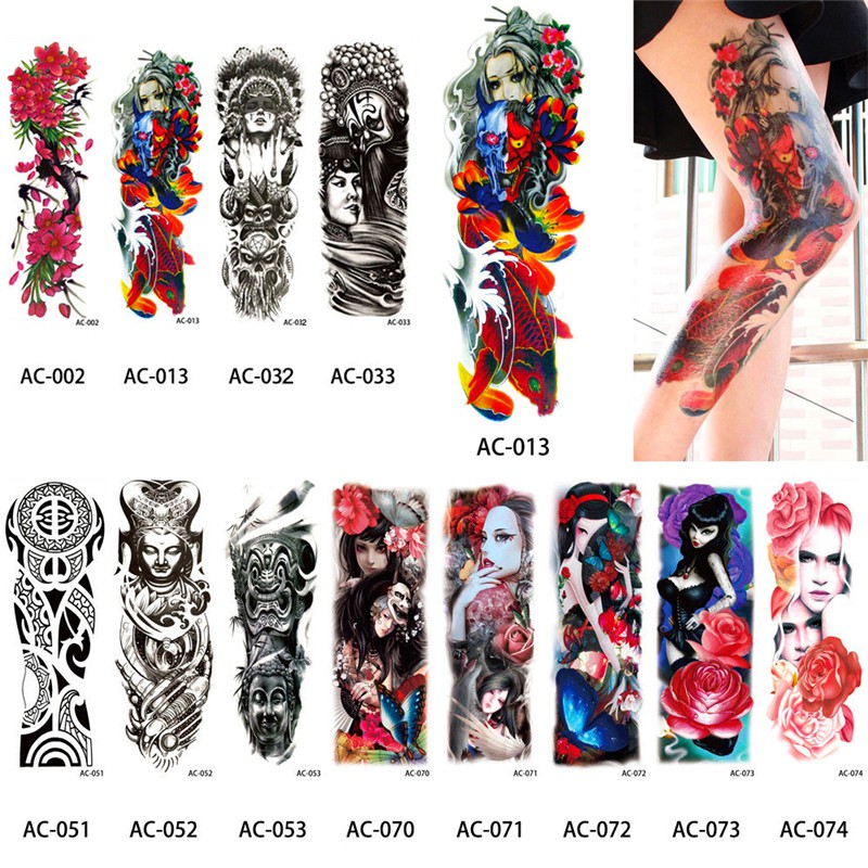 สติกเกอร์รอยสักชั่วคราวลายดอกไม้ รูปที่ 3