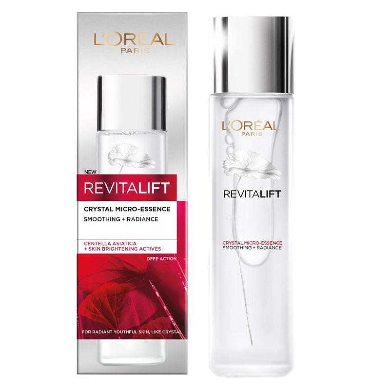 L'Oreal Revitalift Crystal Micro-Essence 130ml.ลอรีอัล คริสตัล ไมโคร-เอสเซนส์ น้ำตบหน้าเด้ง