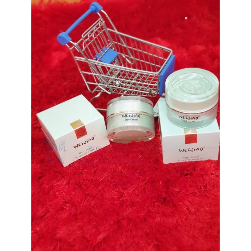 ครีมเหว่ยเจียว WEIJIAO✨ ครีมกลางวันและกลางคืน ของแท้💯 ขนาด 20 กรัม
