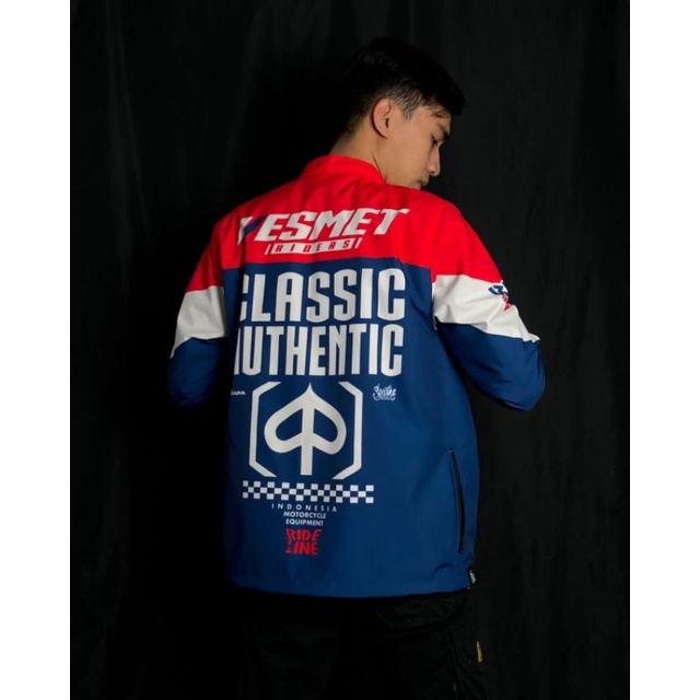 [กันน้ํา] เสื้อแจ็คเก็ตวินเทจ VESPA MATIC VESMET SPRINT LX PRIMAVERA CLASSIC ของแท้